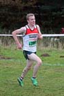 Calum Johnson (Gateshead Harriers) leads the junior mens National Cross Country Relays, Berry Hill Park, Mansfield. Photo: David T. Hewitson/Sports for All Pics